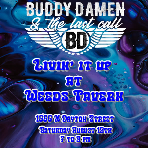 Weeds Tavern August 19th